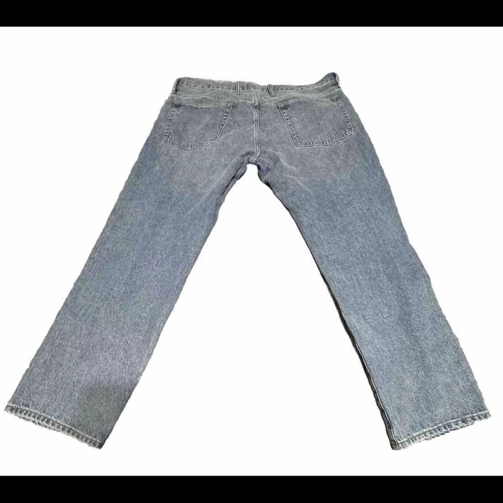 Gap Men's Size 38x30 Blue Slim Fit Straight Leg Medium Wash Stretch Denim Jeans